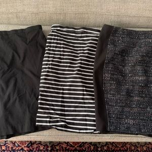 Three White House Black Market pencil skirts